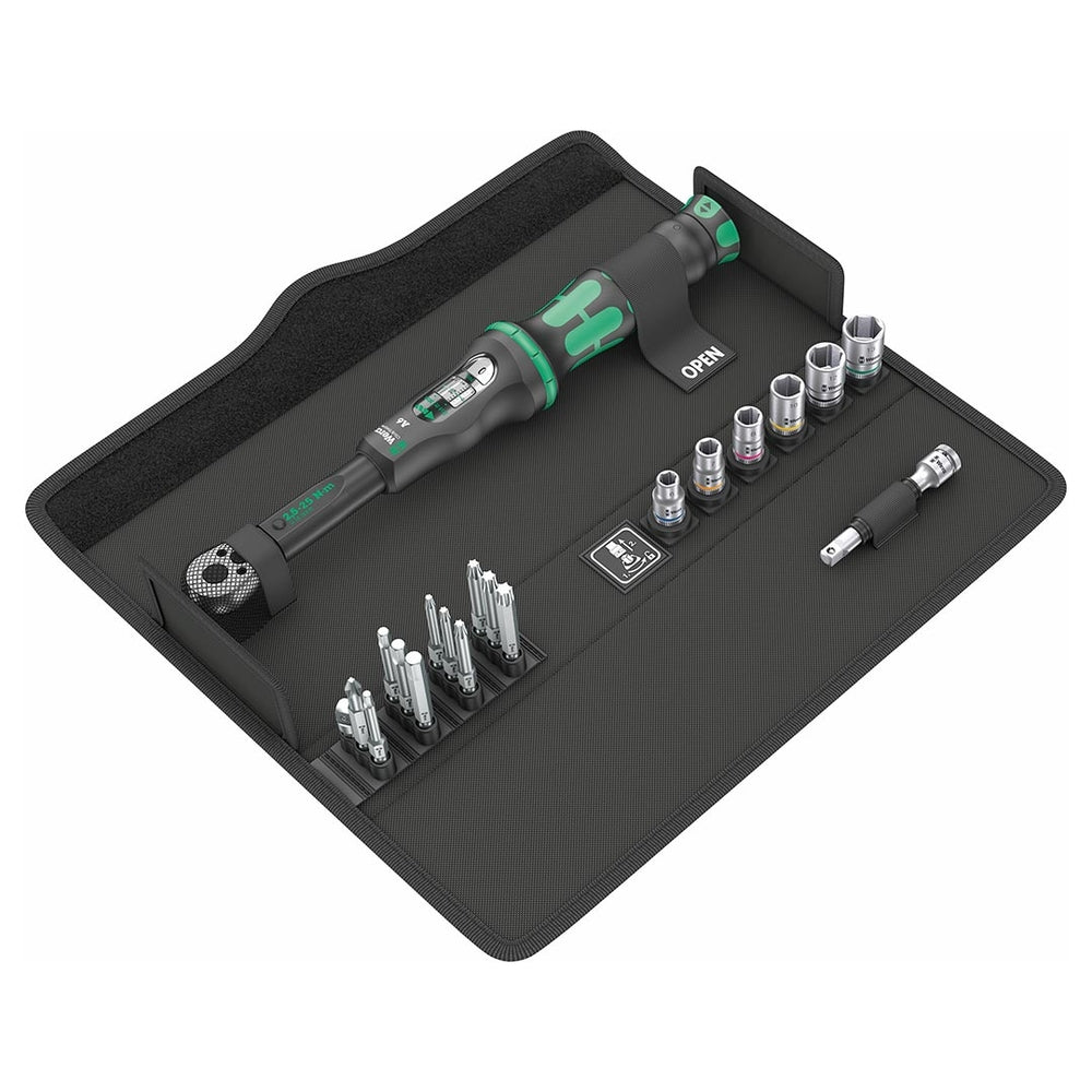 Wera 05 130110 001 Click-Torque 1/4A_3 Bit Wrench Set Image 1