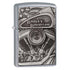 Zippo 29266-000003 Street Chrome Hd Motor Flag Lighter