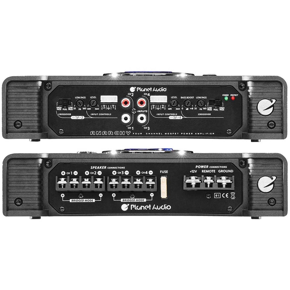 Planet Audio Ac800.4 4Ch 800W Max Amplifier