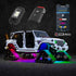 Xkglow Ap-Rock-Adv Xk Glow Xkalpha Rgbw Addressable Led Rock Light Kit Color