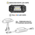 Xkglow Ap-Rock-Sta Xk Glow Xkalpha Rgbw Addressable Led Rock Light Kit Color