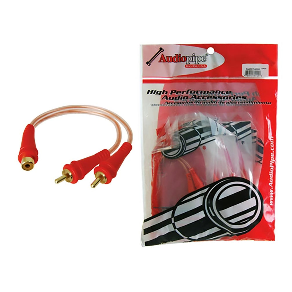 Nippon Bmsgyf2M Rca Splitter 1F-2M Audiopipe 1 Bag Of 10= Unit *Bmsgyf2M* Image 1