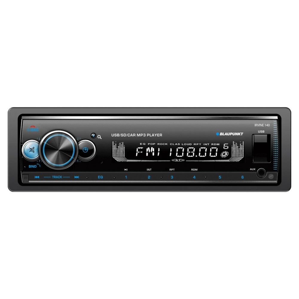 Blaupunkt Irvine 140 Bluetooth Mechless AM/FM Receiver with Detachable Face