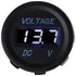 Nippon Is-Ld-Dvs-12 Digital Voltmeter Socket Blue Led Display Image 1