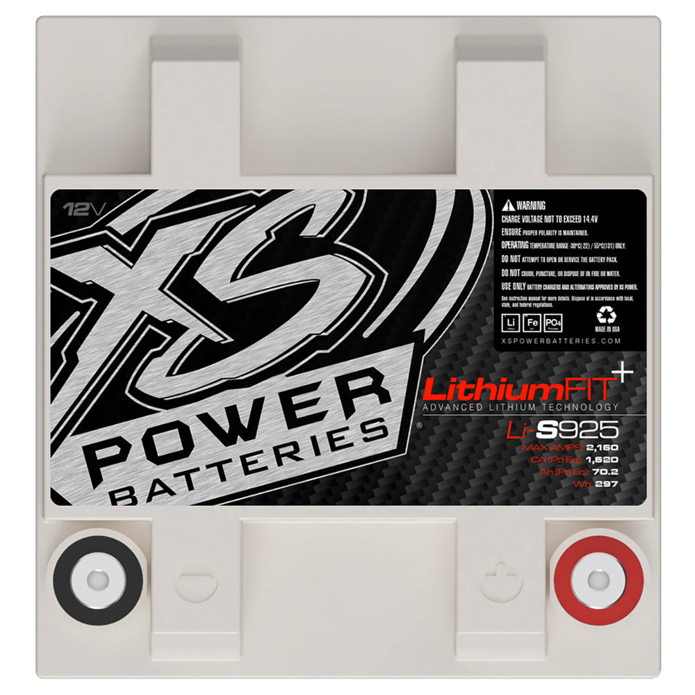 XS Power Li-S925 12V Lithium Battery 5000W/23.4Ah