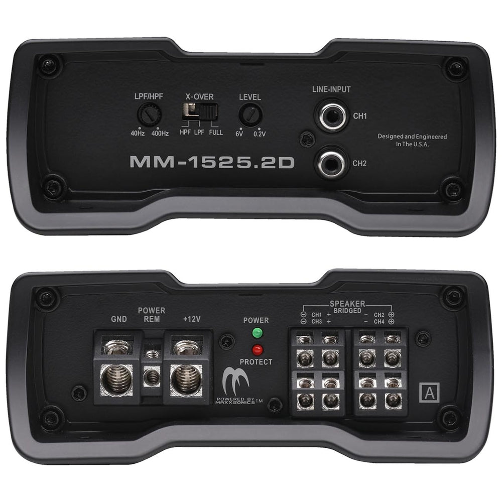 Autotek Mm15252D Mean Machine Compact D Class Amplifier 1500 Watts 2 Channel