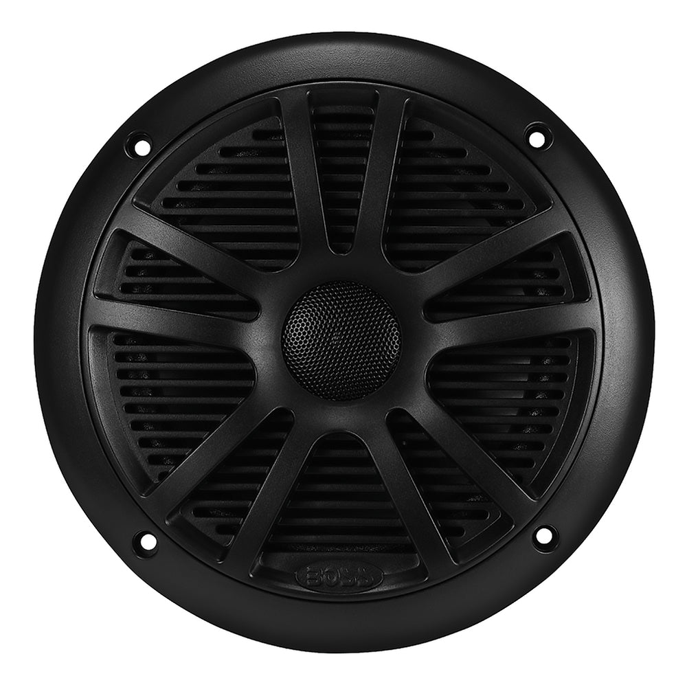 Boss Audio MR6B Marine 6.5" Dual Cone Speakers Black Image 1