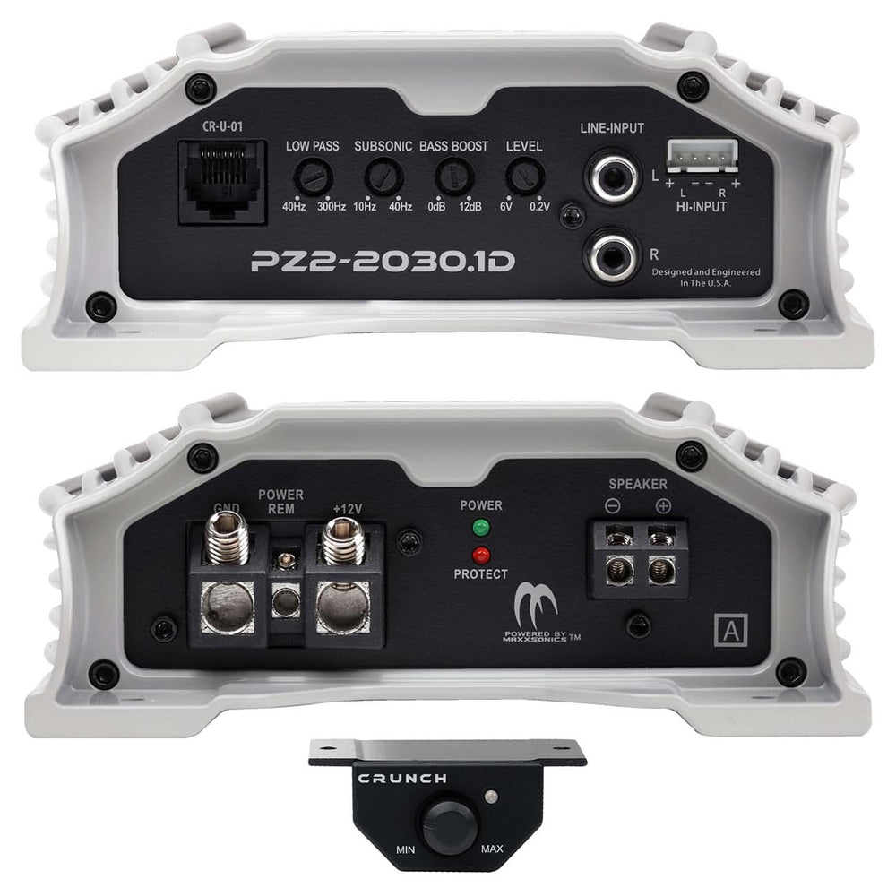 Crunch Pz2-2030.1D Monoblock Amplifier 2000 Watts