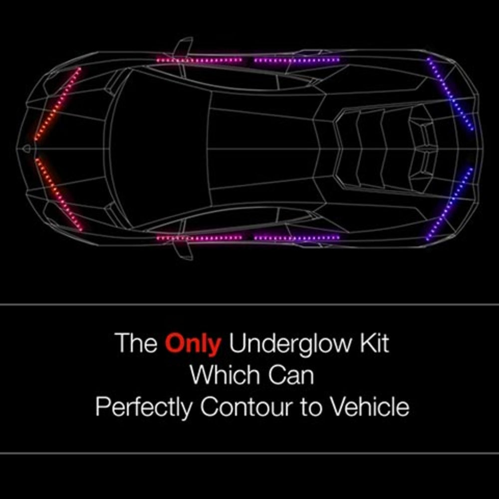 Xkglow Xk041007 Led Underbody Accent Light Kit 4 12" And 8 24" Tubes