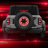 XK Glow XK041019 Jeep 5th Wheel Light Hub Mount LED with Clear Lens and Red/White Bulbs