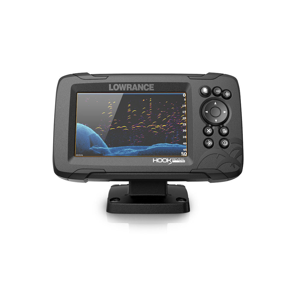 Lowrance 000-15503-001 Hook Reveal 5X Fishfinder Splitshot Transducer And Gps Image 1