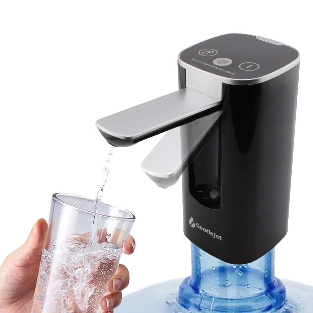 GentleJet Electric Automatic 5 Gallon Water Bottle Switch Pump Dispenser USB