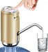 classic flow water dispenser in use - gold 